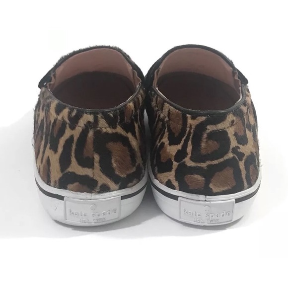 Kate Spade Slip On shoe leopard print bow NEW 8.5 - Picture 5 of 8